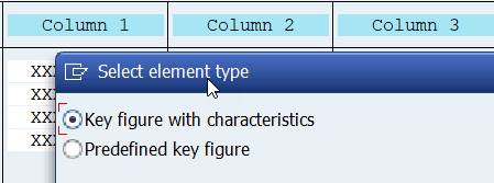 Columns: element type