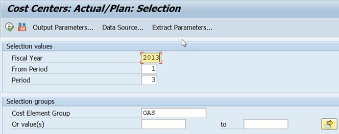 Report Selection