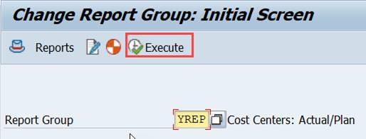 report group: execute
