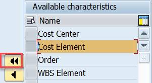 Report Painter: Available characteristic