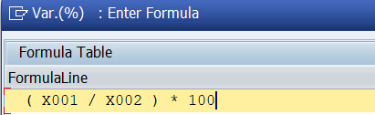 Column 4: formula actual-plan % 