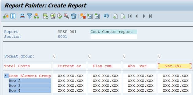 report definition completed