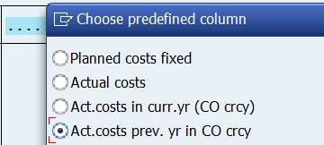 Menu: Column 5 - prev.yr