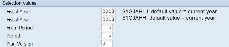 report selection: fiscal years