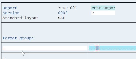 section calculated keyfigures